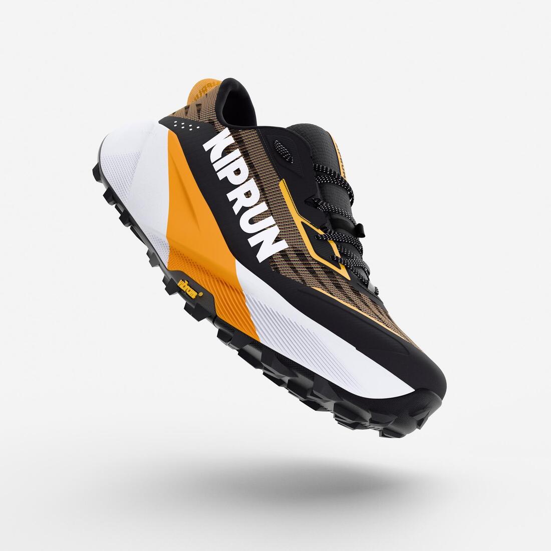 Chaussures de running trail homme, Kiprun kipsummit max, orange et