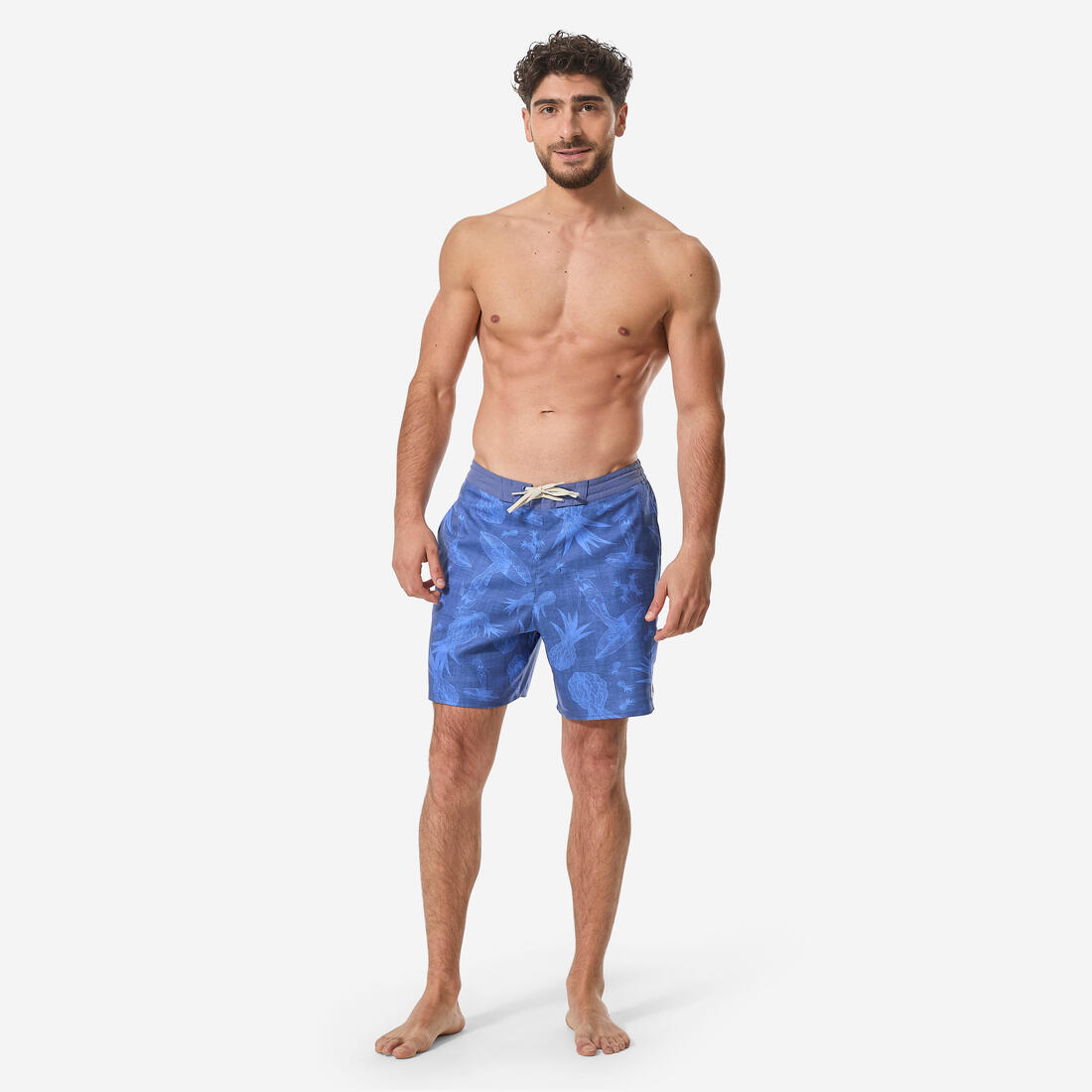 Boardshort surf short de bain mi-long 18'' homme, 100 Supagirl
