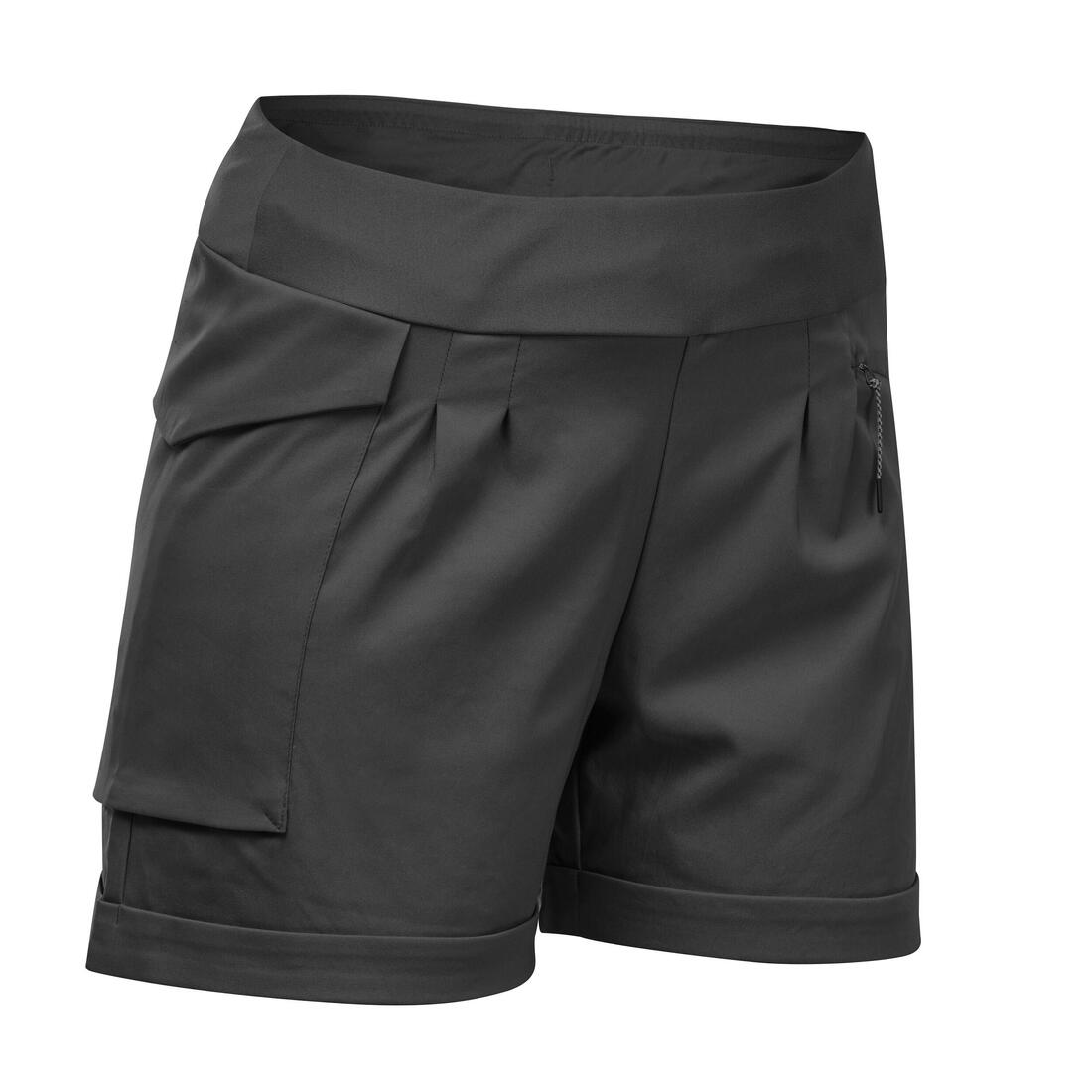 Short de randonnée femme, NH500 Regular