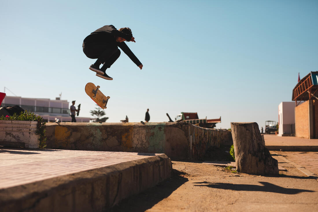 Planche de skate pre-grippee en erable dk100 taille 8"