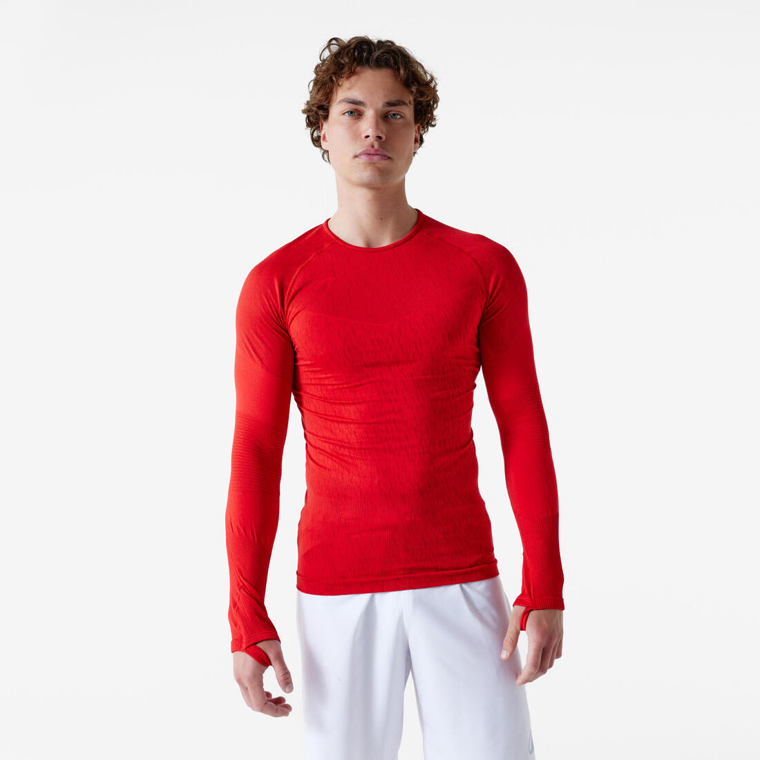 Sous-maillot de foot thermique sans-couture manches longues, Keepdry