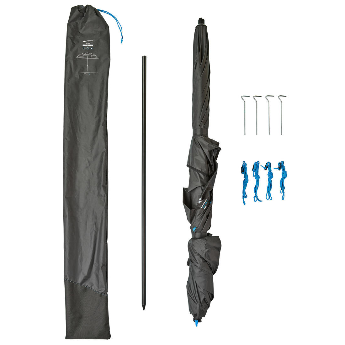 PARAPLUIE PARASOL DE 2,3M DE DIAMETRE POUR LA PRATIQUE DE LA PÊCHE U500 XL