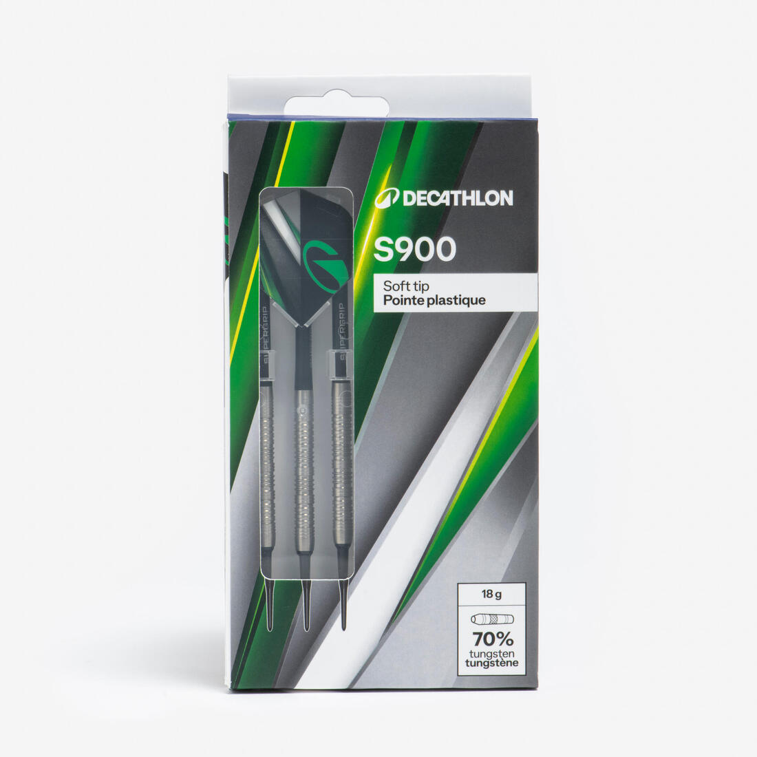 3 FLECHETTES POINTES PLASTIQUE S900