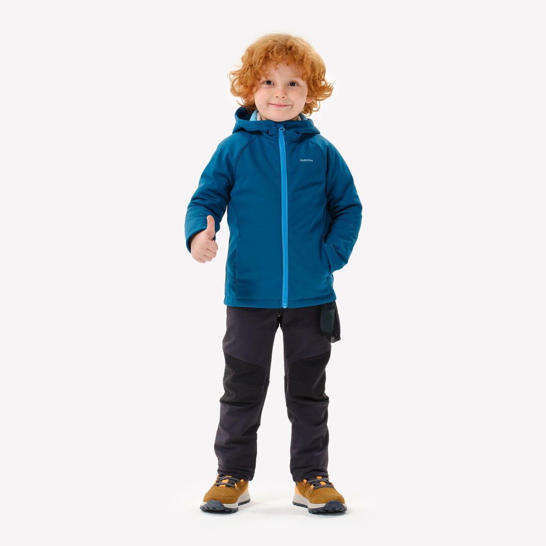 Veste softshell de randonnée enfant 2-6 ans, MH900 bleu