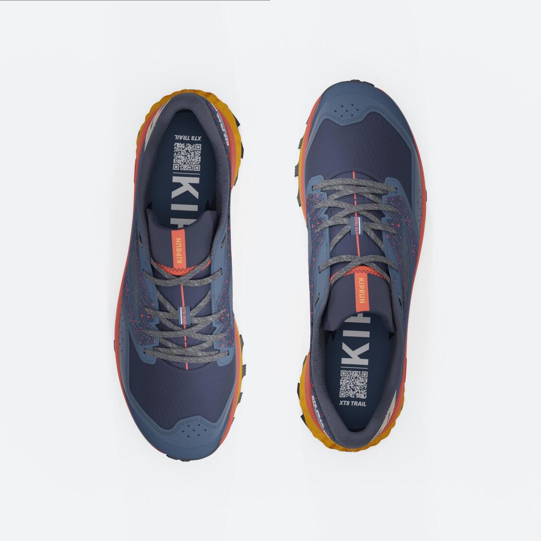 chaussures de trail running pour homme  XT8 bleu et
