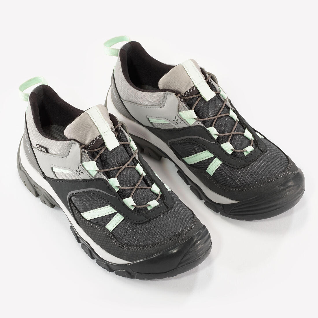 Chaussures imperméables de randonnée enfant avec lacet -CROSSROCK - 35-38