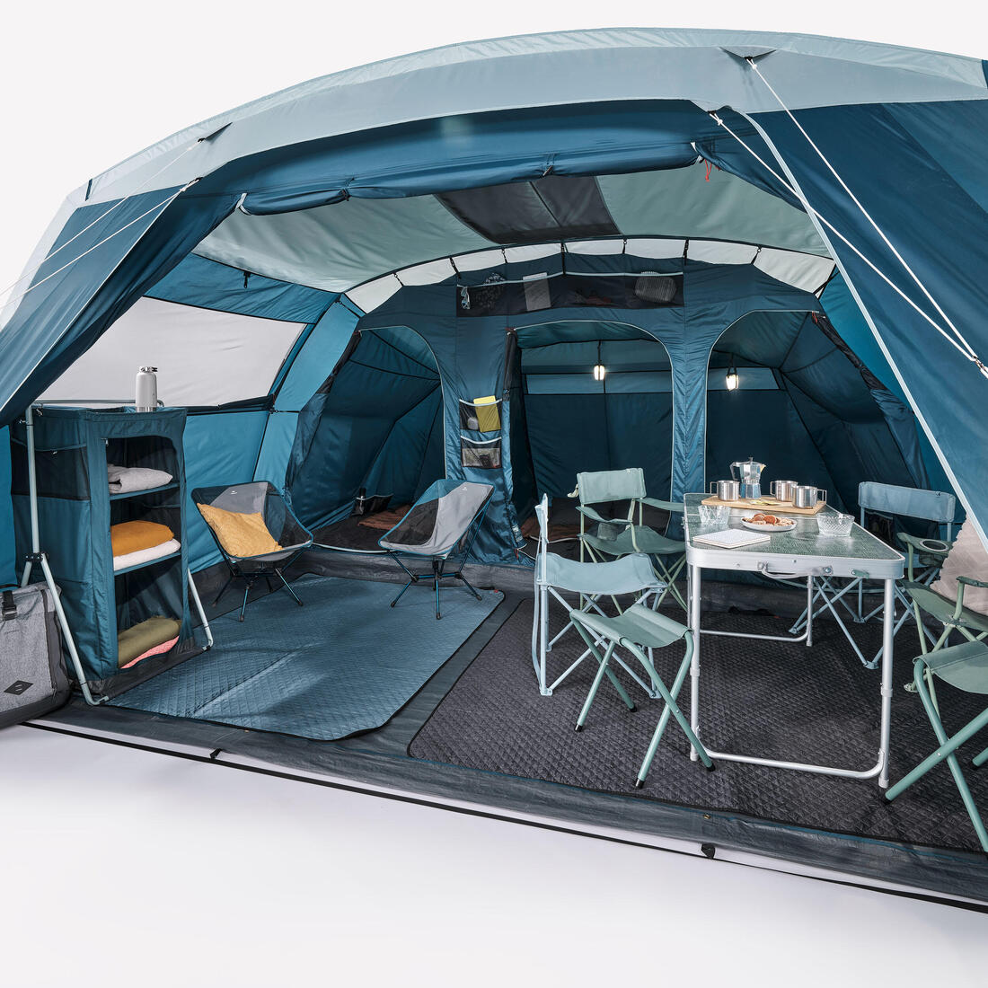 Tente de camping 6 places 3 chambres, Arpenaz 6.3