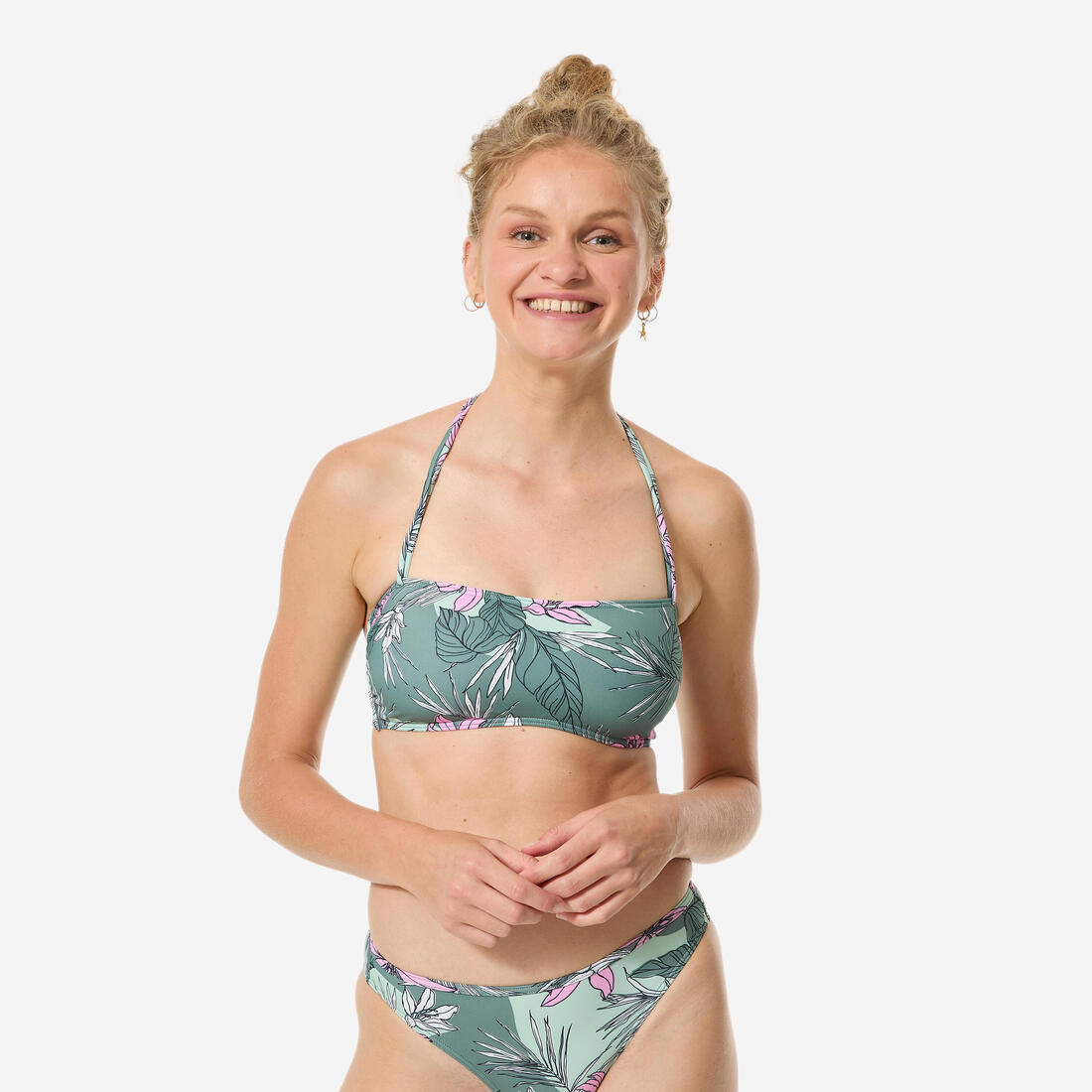 Haut de maillot de bain bandeau laura salty avec coques amovibles