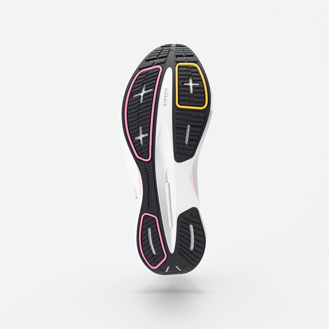 Chaussures de Running Femme, Kiprun Kipcore blanche