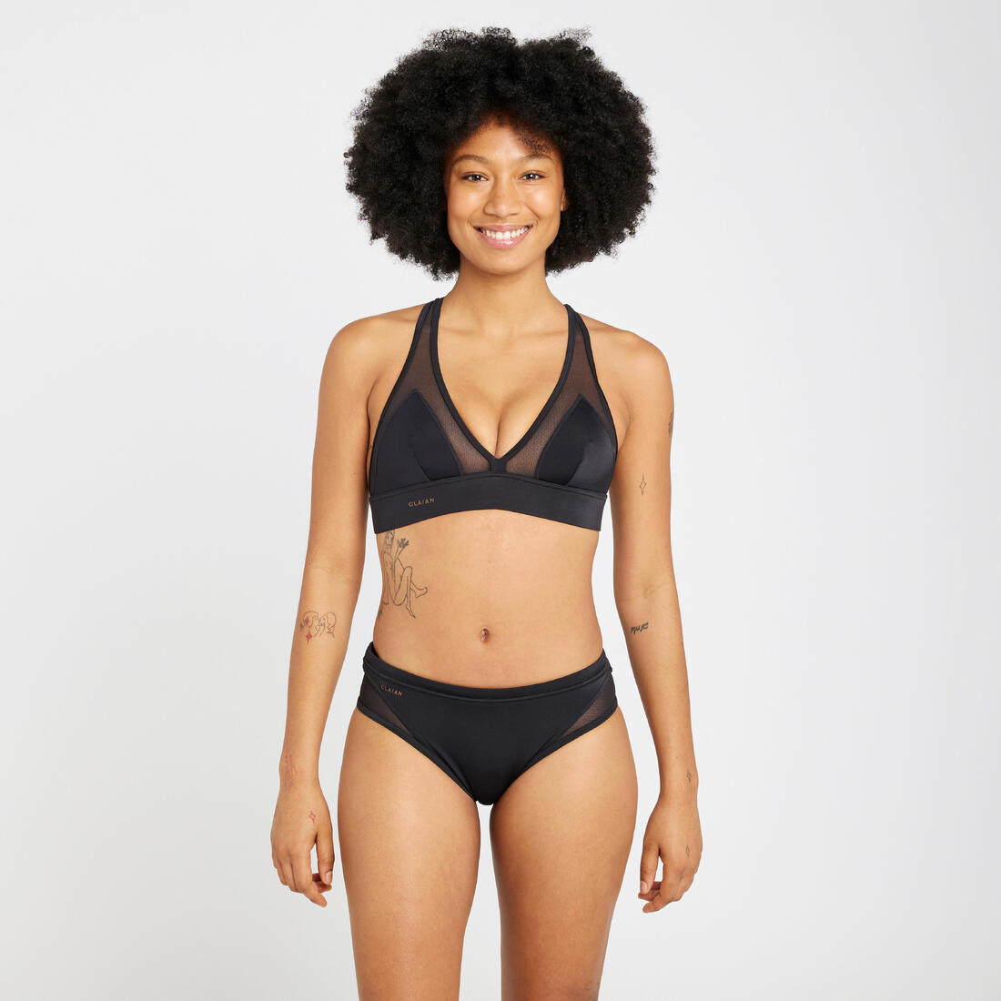 Bas de maillot de bain culotte Femme - Savana noir