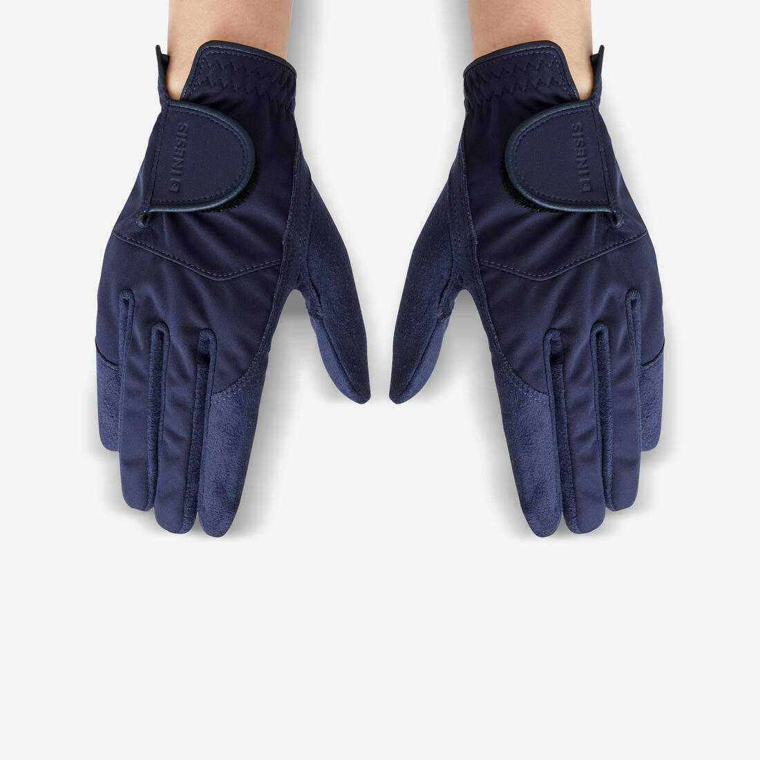 Paire de gants golf pluie femme, RW bleu marine