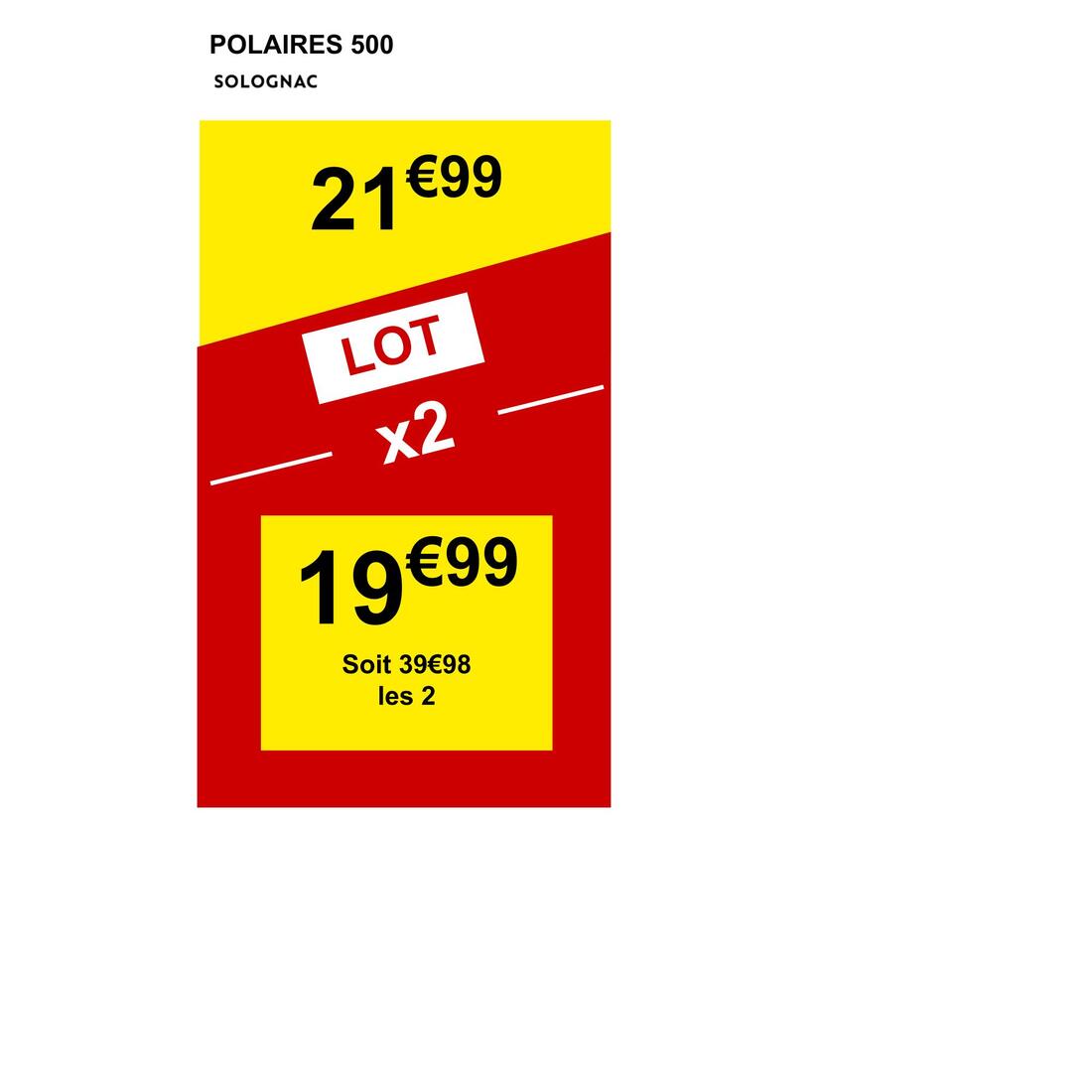 POLAIRE BI-COLORE 500