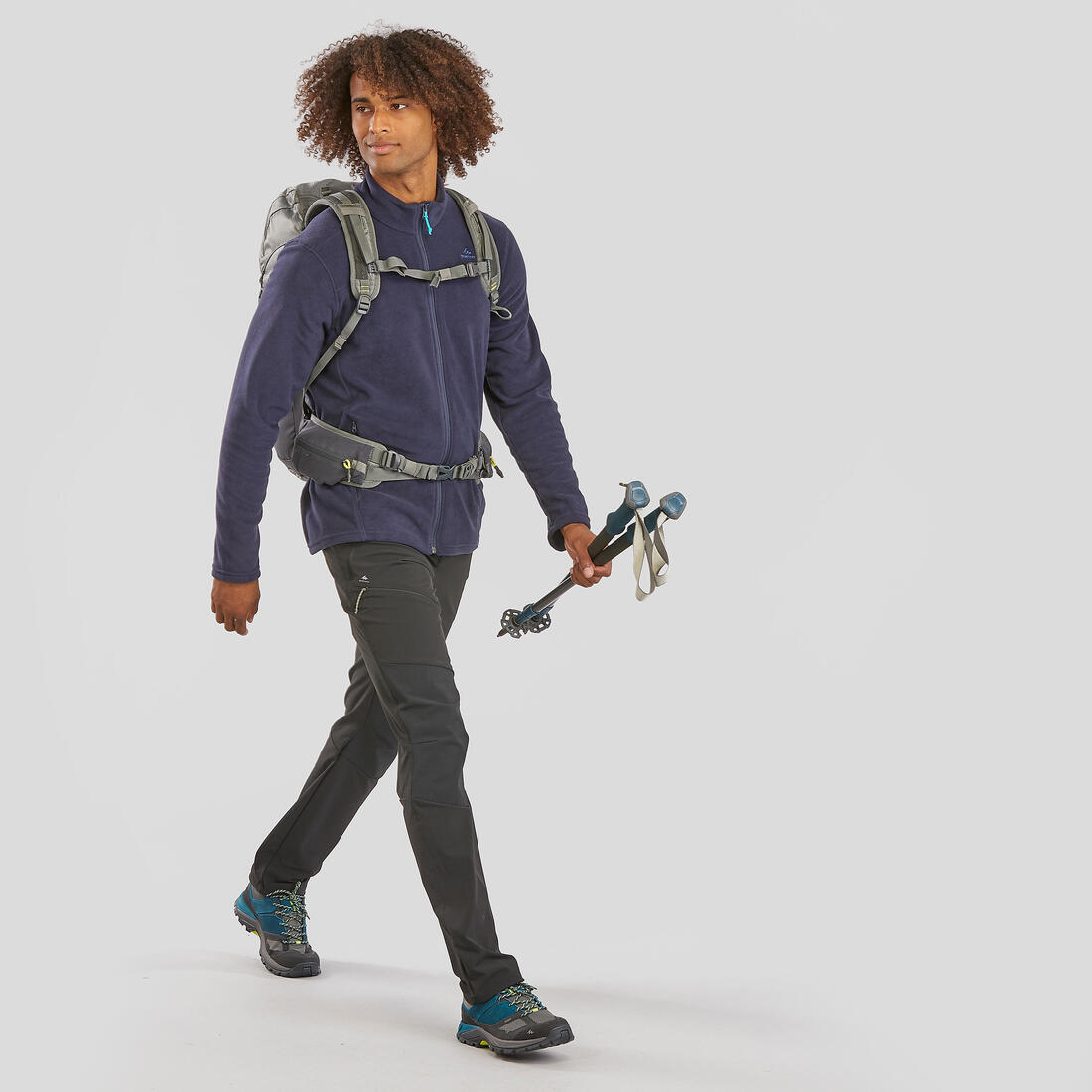 Polaire de randonnée montagne homme, MH100full zip