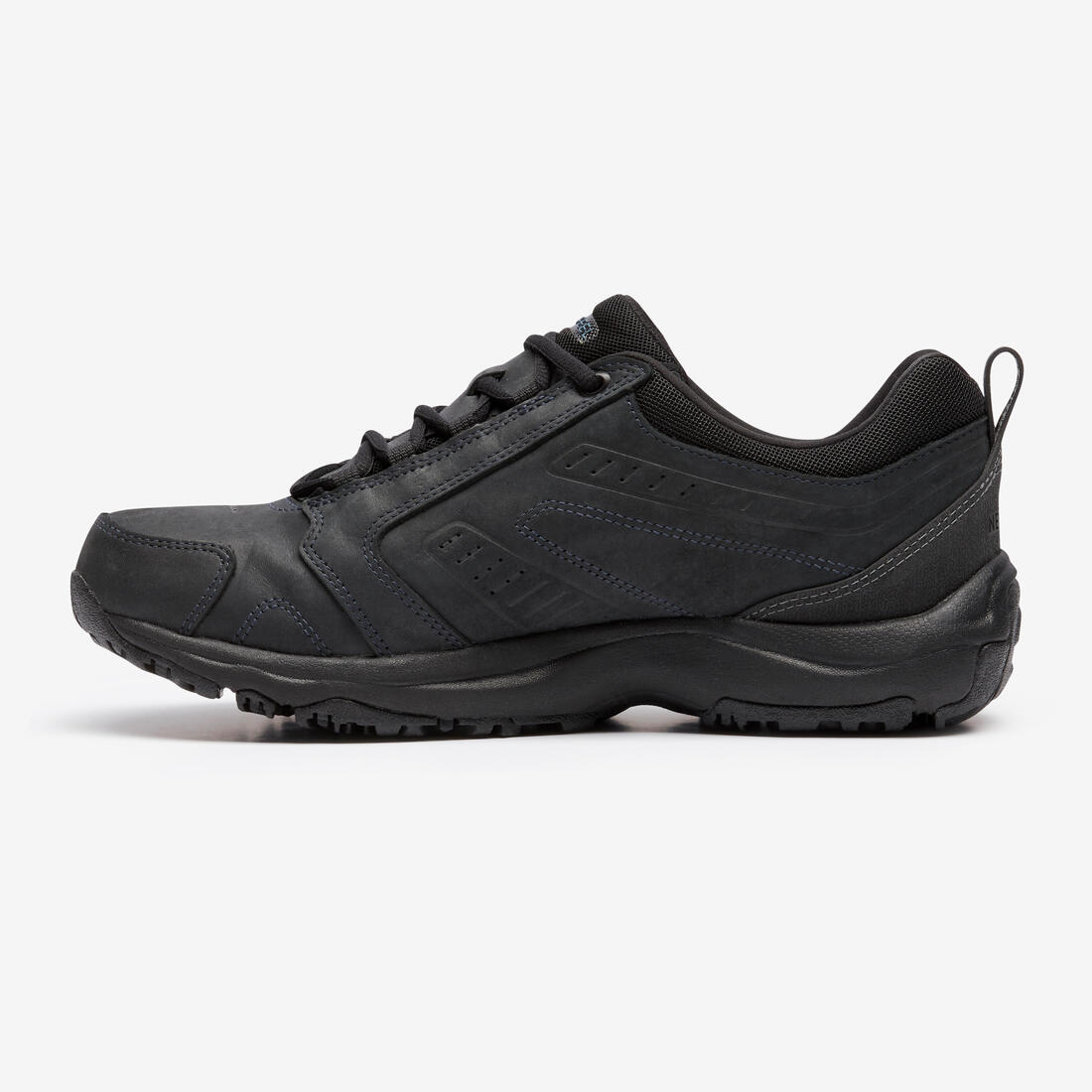 Chaussures marche urbaine homme Nakuru Waterproof imperméable cuir noir – 8164914