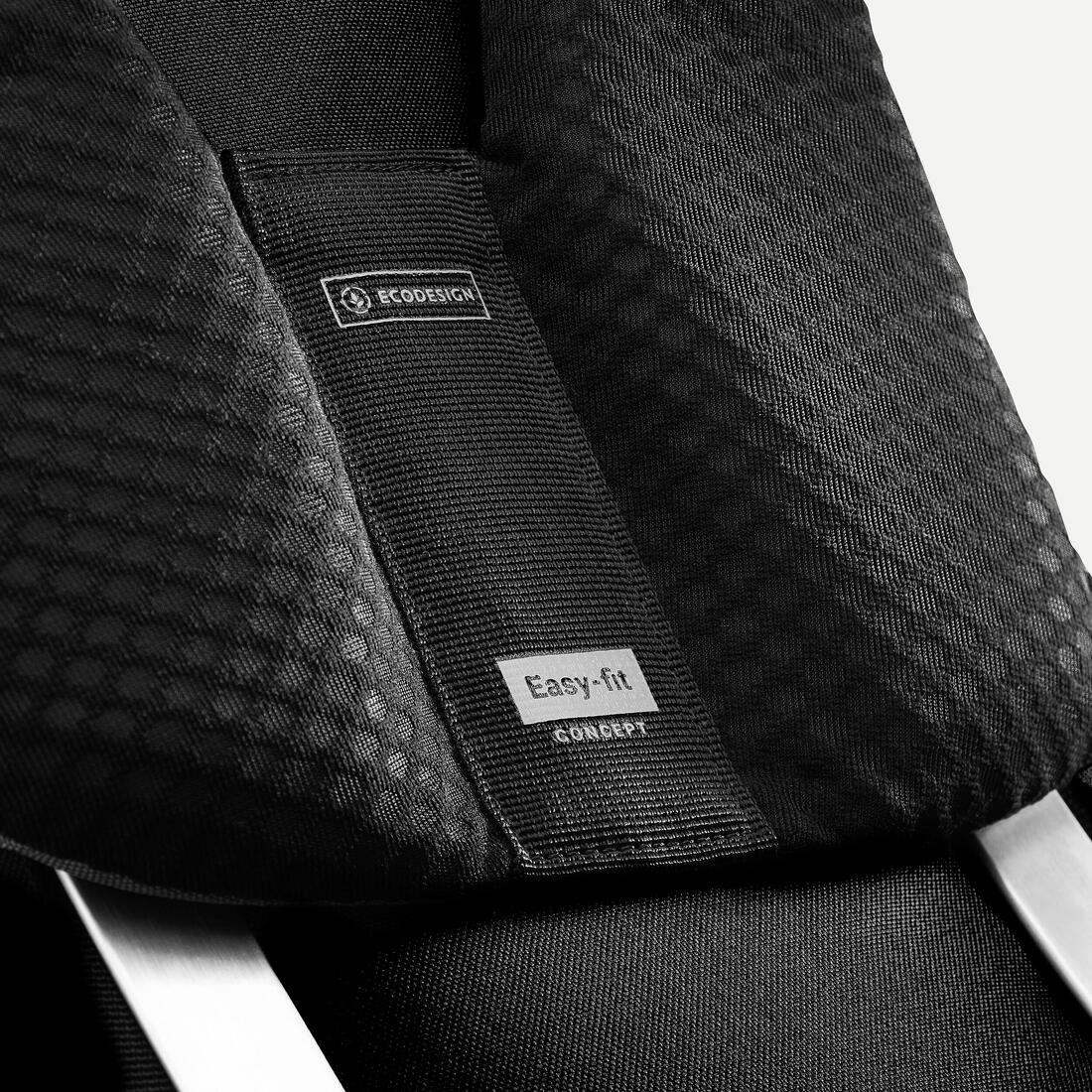 Sac à dos de voyage ouverture valise 50+6L homme, Travel 900 gris