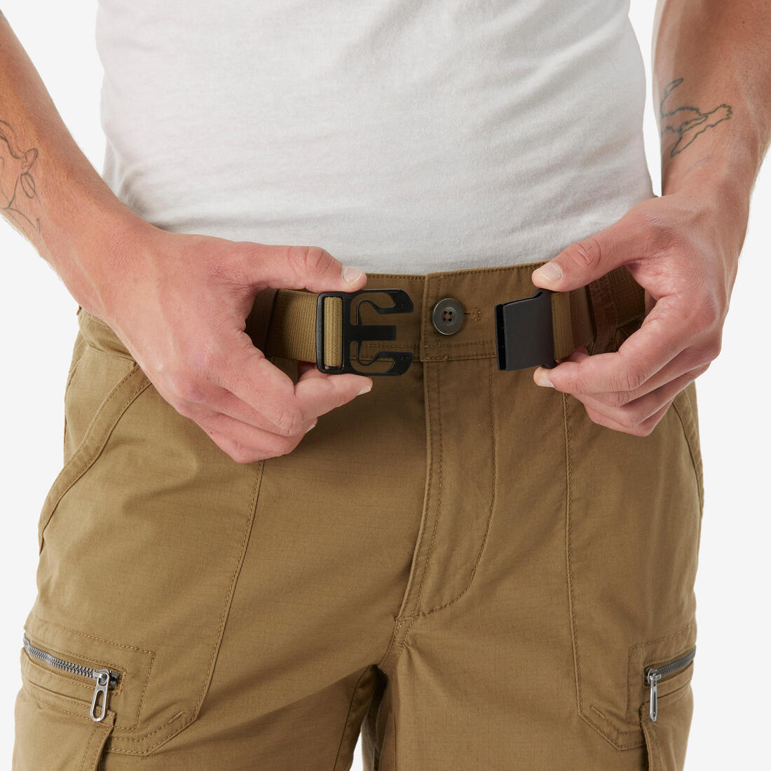 Pantalon de randonnée homme, NH500 Cargo