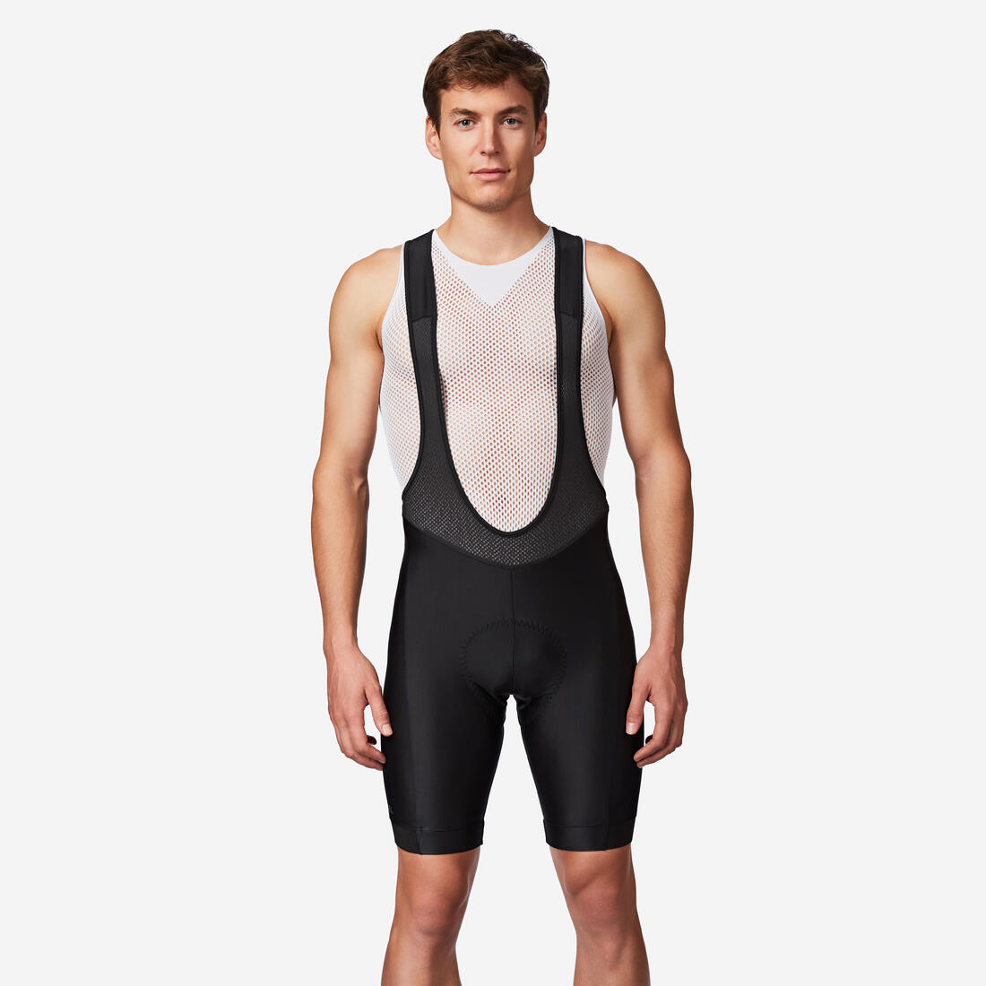 Cuissard court de vélo de route homme, Discover noir