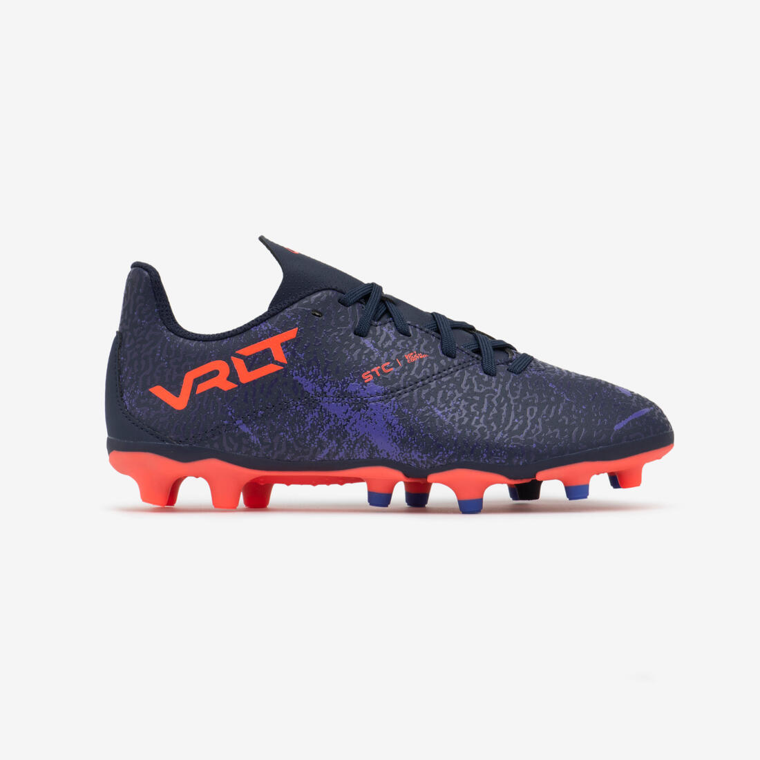 CHAUSSURES DE FOOTBALL ENFANT A LACETS VIRALTO I FG NEBULA