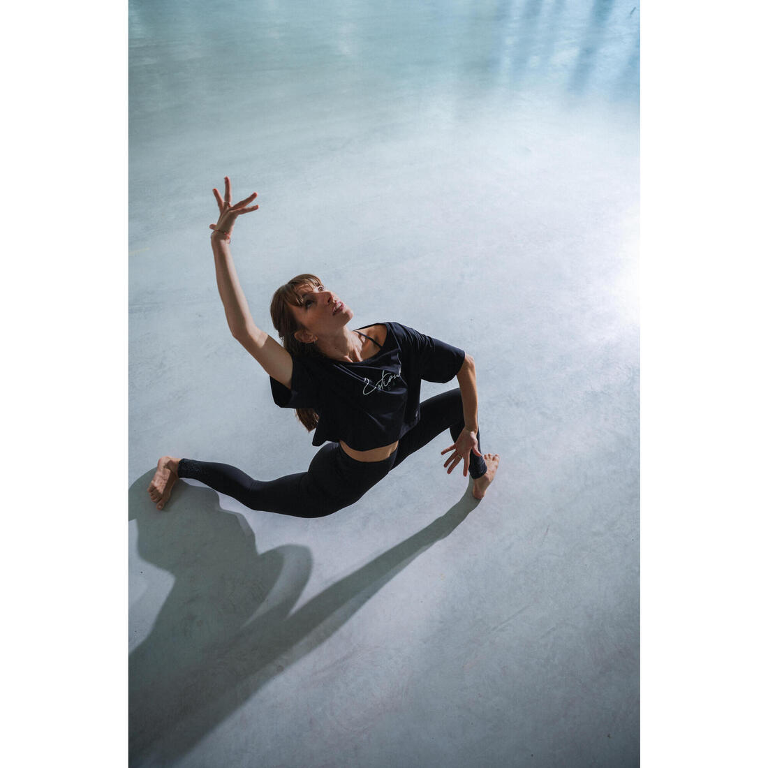 T-shirt danse modern jazz crop femme