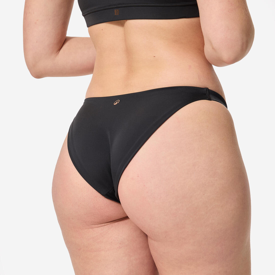 Bas de maillot de bain bords fins surf femme, Aly