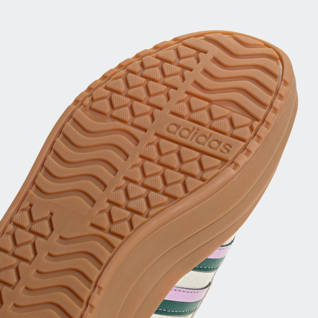 Baskets femme, vl court bold blanc cassé et bleu gomme