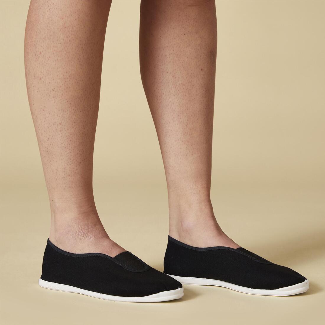 Chaussons gym fille et garçon en tissu