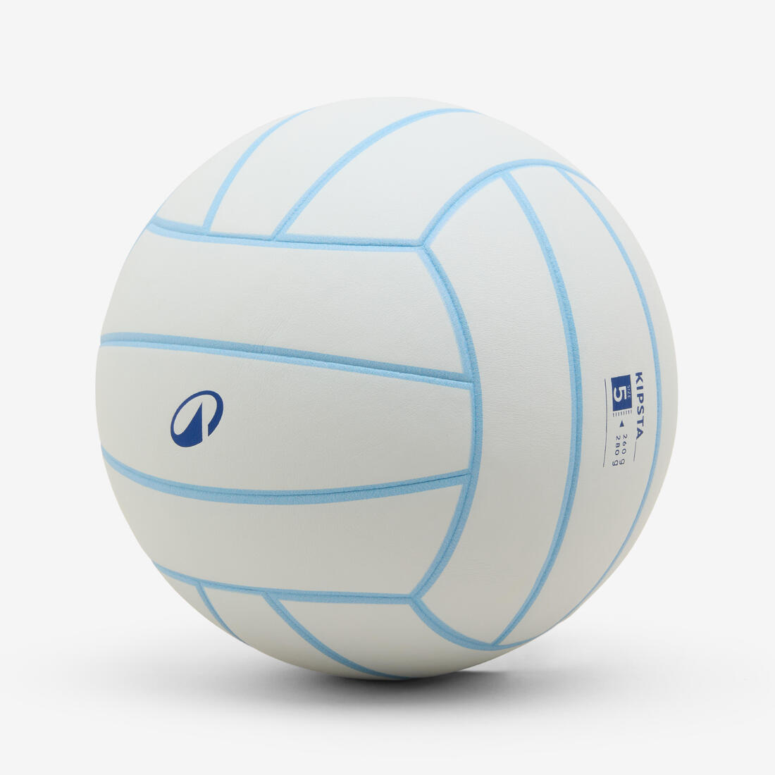 Ballon de volley-ball V500 gris, bleu et