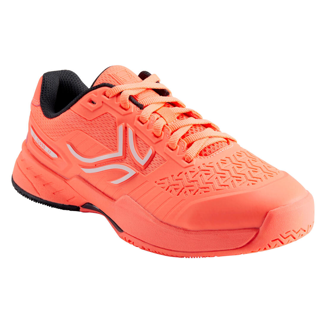 CHAUSSURES DE TENNIS ENFANT ARTENGO TS990 JR – rose corail fluo