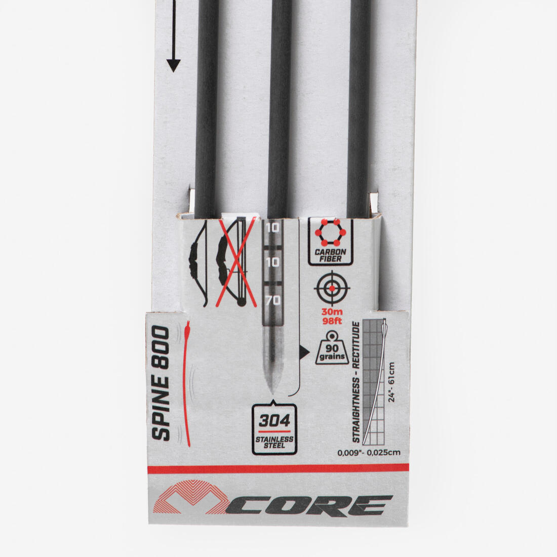 Pack de 3 Flèches Core Jet pour Arc Bois Core Shift