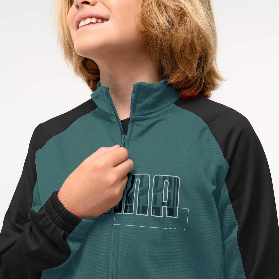 Ensemble de survêtement polyester enfant, bleu et