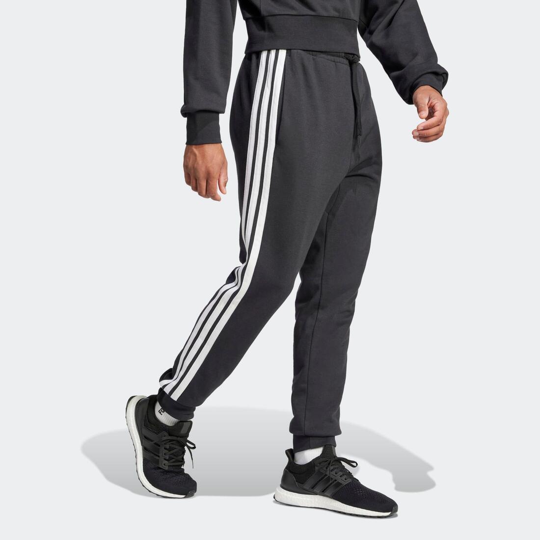 Pantalon de jogging en coton homme, noir