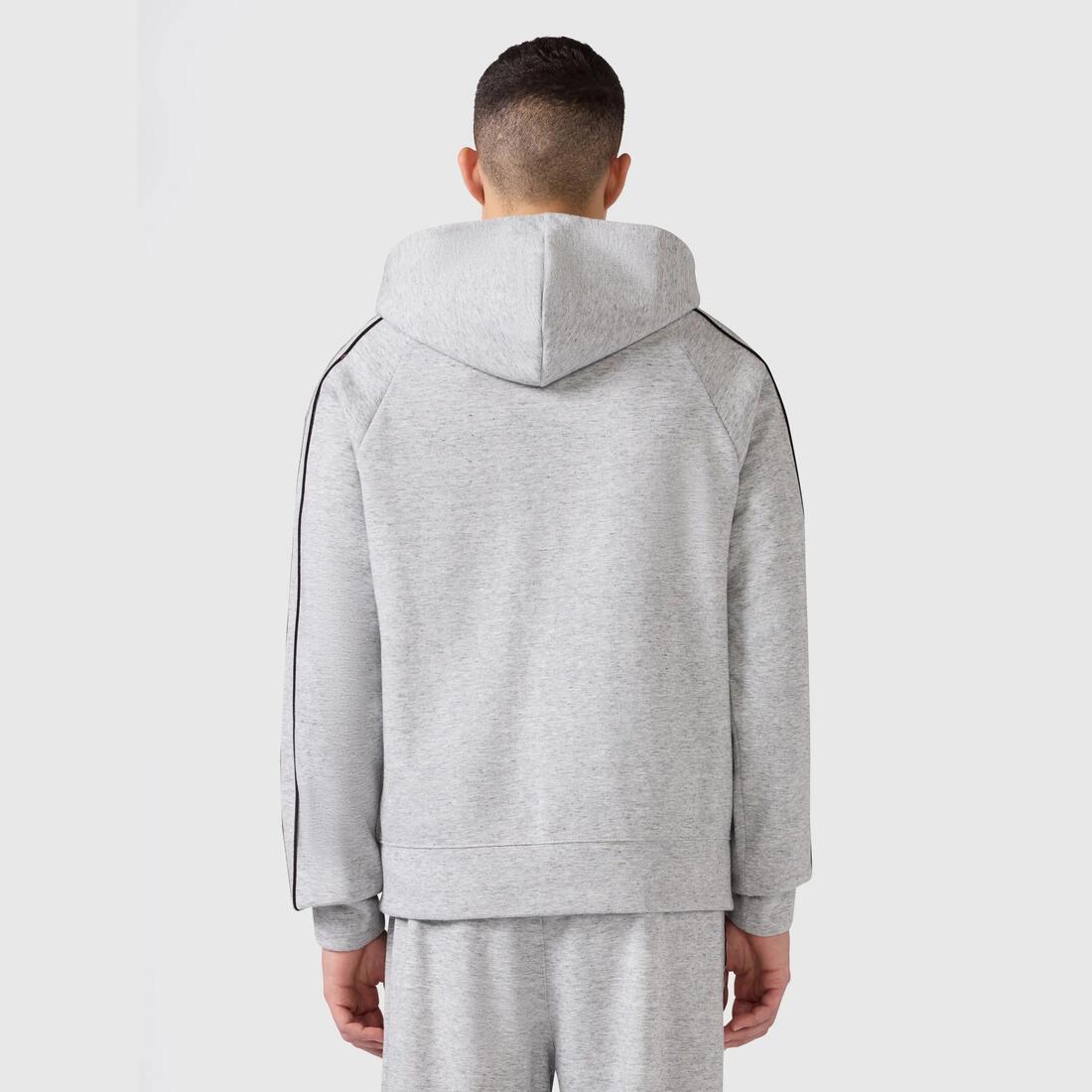 Sweat à capuche zippé homme, Champion, gris