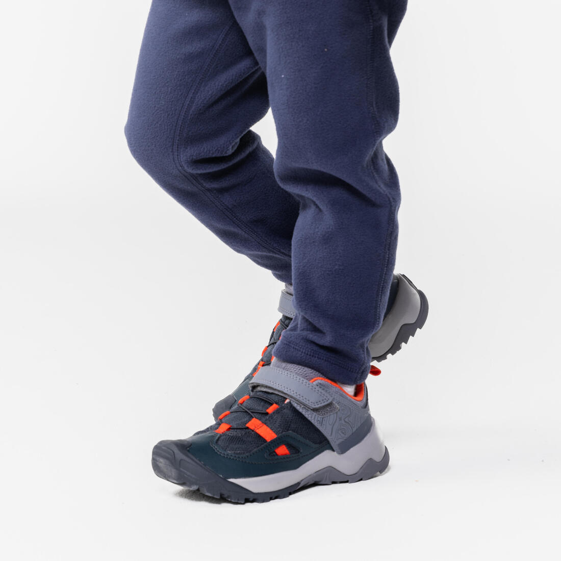 Pantalon polaire de randonnée enfant 2-6 ans, MH100 bleu marine