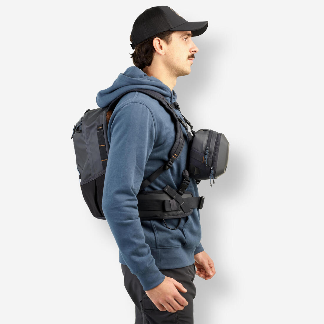 Sac à dos de pêche  Chest pack 500 15L + 5L