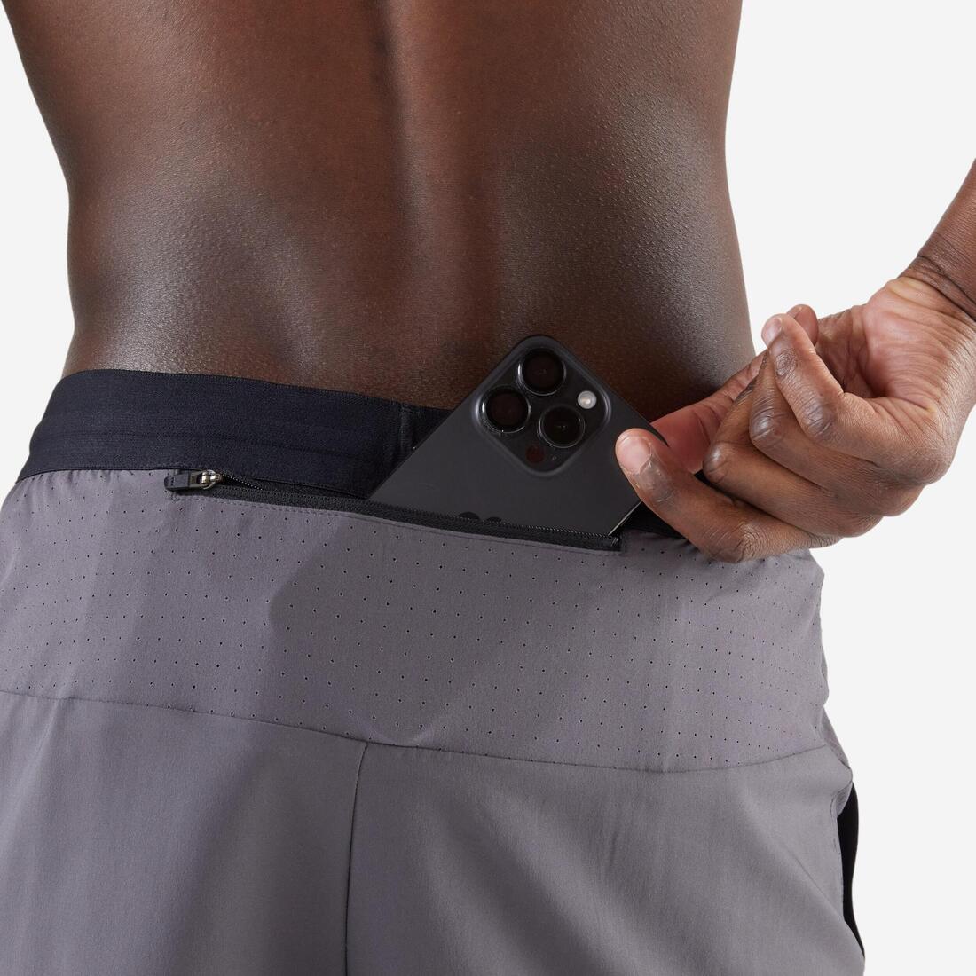 Short de running respirant Homme - KIPRUN Run 500 Dry