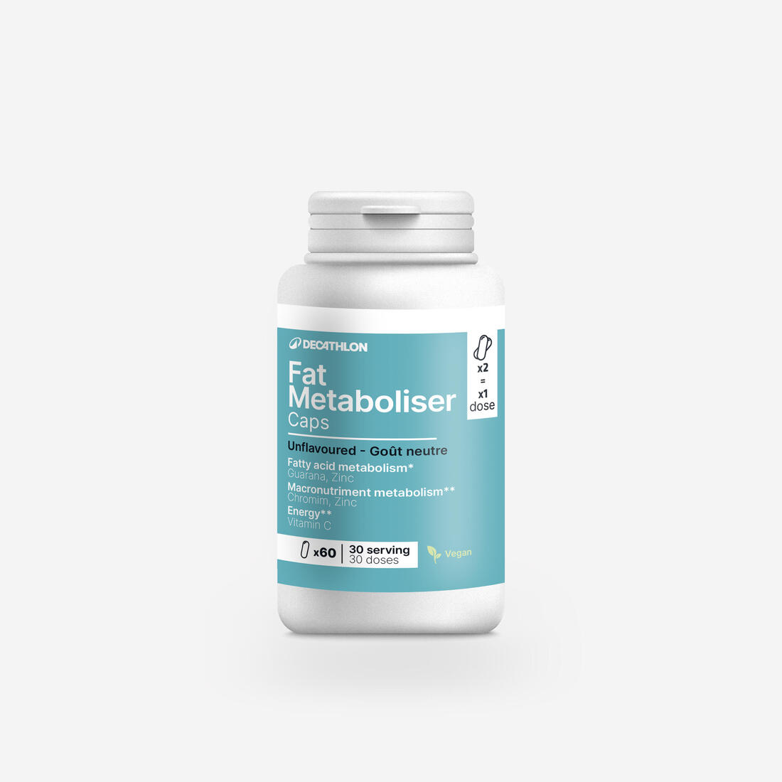 Métabolisme des graisses - FAT METABOLISER 60 gélules - goût neutre