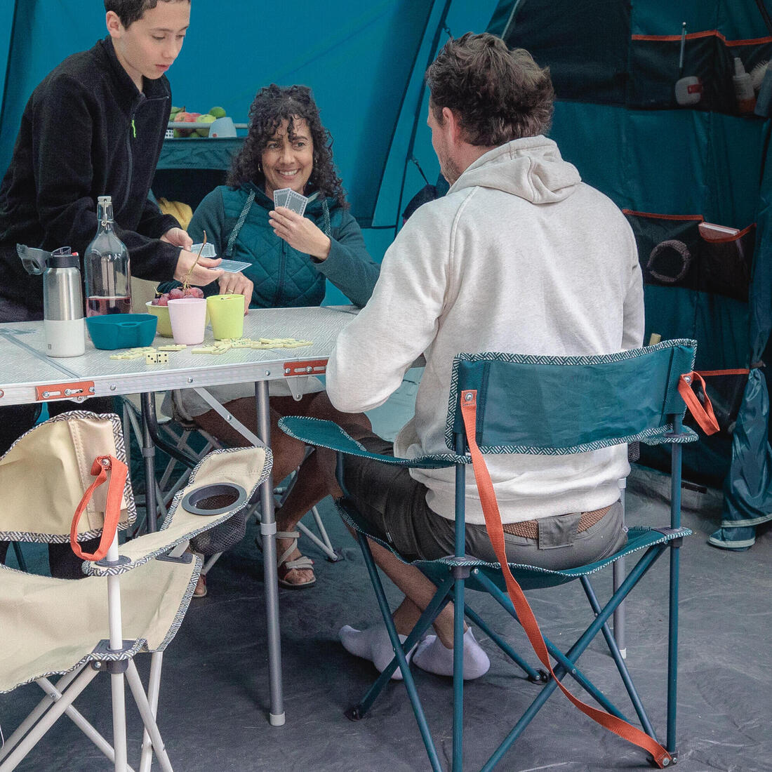 GRANDE TABLE DE CAMPING PLIANTE - 6 À 8 PERSONNES