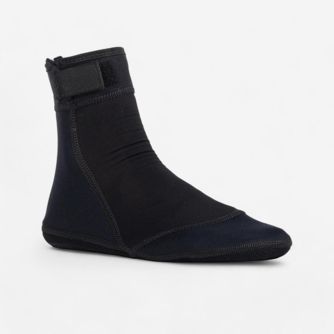 Chaussettes de beach-volley adulte BVSocks500 noires