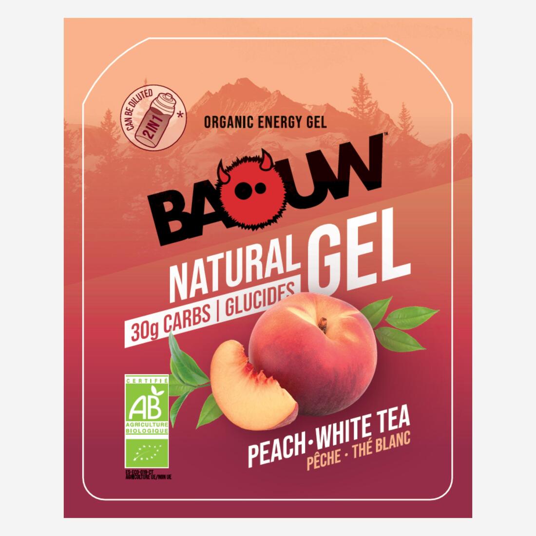 Gel énergétique BIO pêche thé - 85g