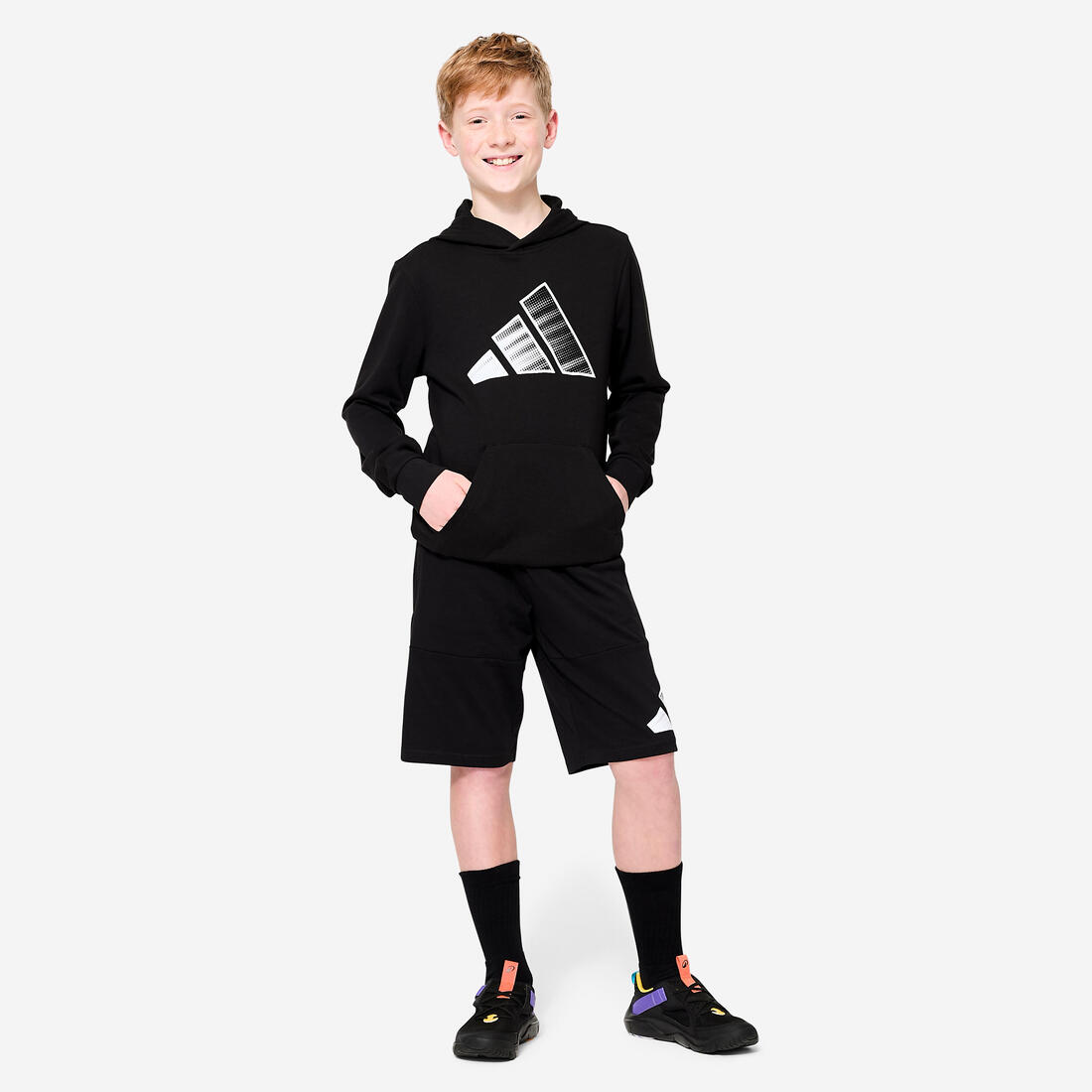 Sweat-shirt à capuche enfant, noir