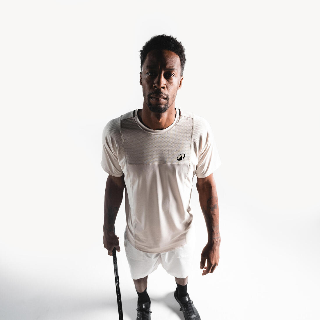 T-shirt tennis manches courtes homme - Artengo DRY Gaël Monfils