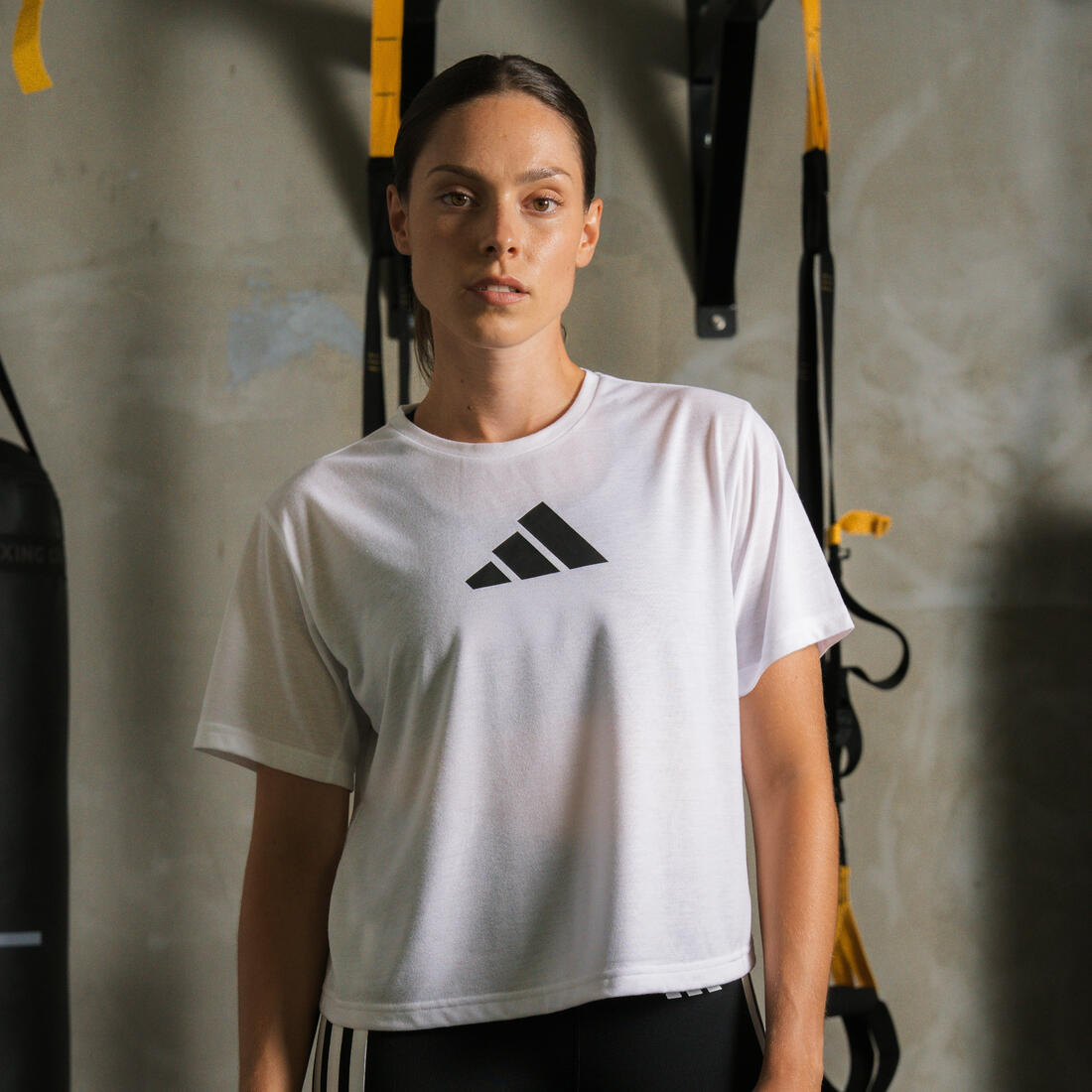 T-shirt imprimé logo femme
