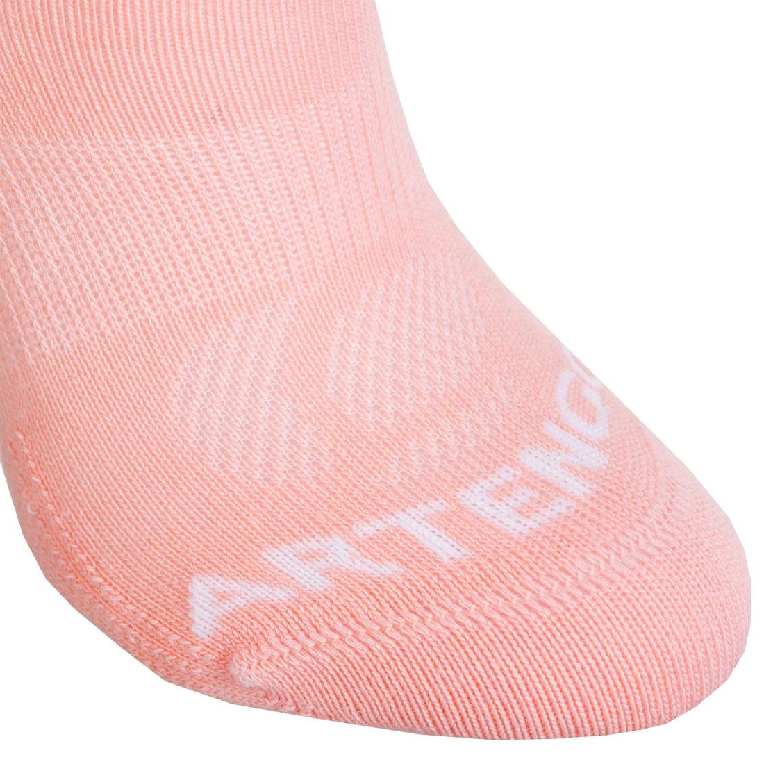 CHAUSSETTES TENNIS ENFANT BASSES ARTENGO RS 160 GRIS LOT DE 3