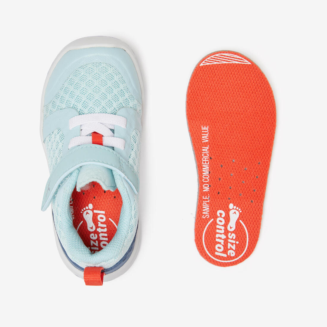 Chaussures de sport à scratch respirantes et confortables bébé, noir et