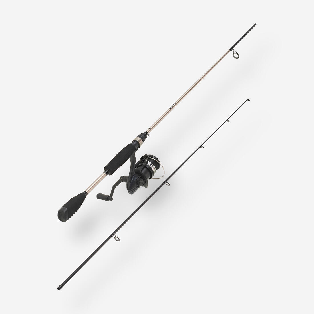 Ensemble canne & moulinet pêche aux leurres WXM 100 Spinning 1.80m ML 5-14g