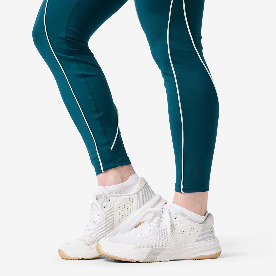 Legging taille haute femme, noir et
