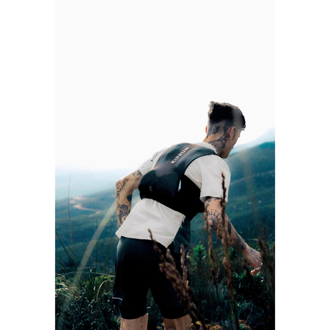 Gilet trail running compétition porte flasques mixte - KIPRUN 900 RACE 5L