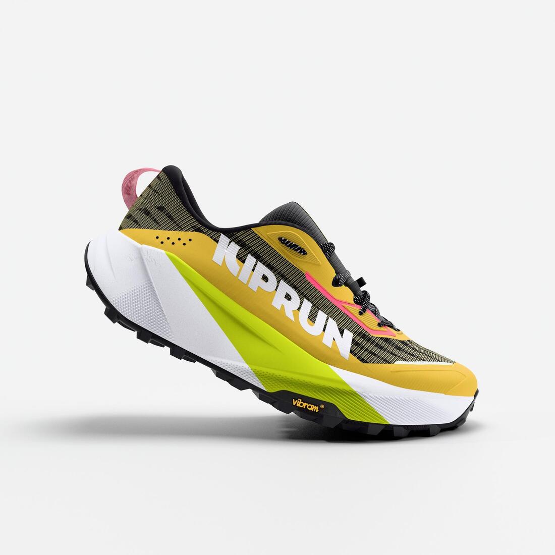 Chaussures de running trail homme, Kiprun kipsummit max, orange et