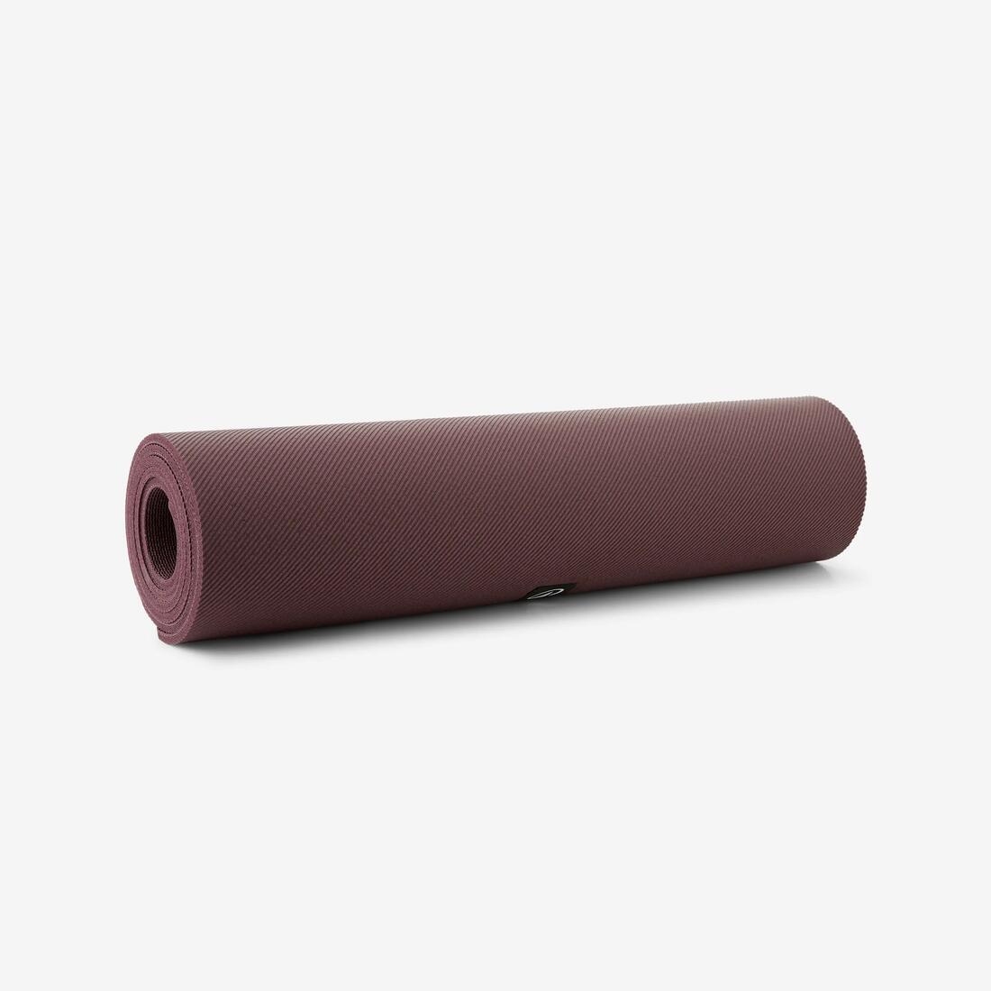 Tapis de fitness résistant 7mm, gris foncé