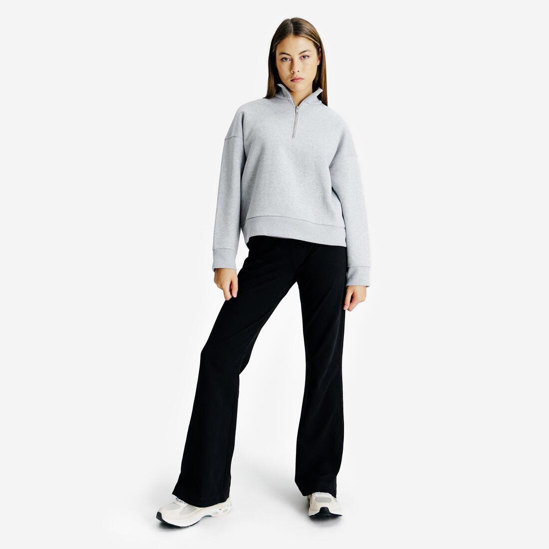Sweat à col zippé femme, Elementals